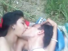 Cute girl outdoor sex